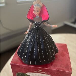 HallMark keepsake Holiday BARBIE Ornament 25 Yrs Collecting Memories- 1973-1998